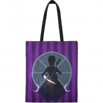Bolsa Tote Cinereplicas Wednesday Addams con Violonchelo