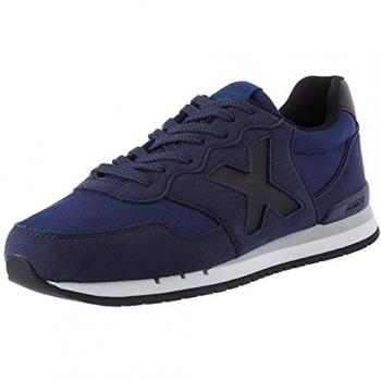 Zapatillas Munich Dash 104 para Hombre, color azul oscuro con detalles en negro y blanco, modelo 2023, talla 41 EU