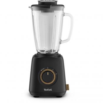 Tefal BL46EN Eco Respect Batidora de vaso 800 W, diseño ecológico, 1,75 litros de capacidad, recetas calientes y frías, botón giratorio con 2 velocidades y función pulse, color negro