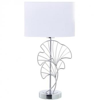 Lámpara de mesa Alexandra House Living Multicolor Plateado Metal 40 W 26 x 48 x 14 cm
