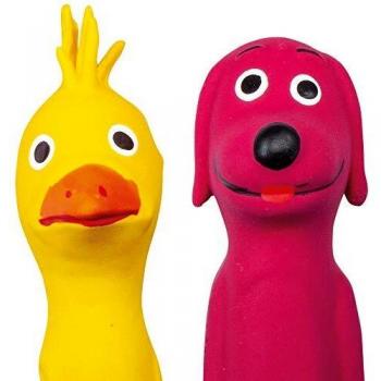 Juguete de látex para perros Flamingo - Animales de juguete resistentes y divertidos