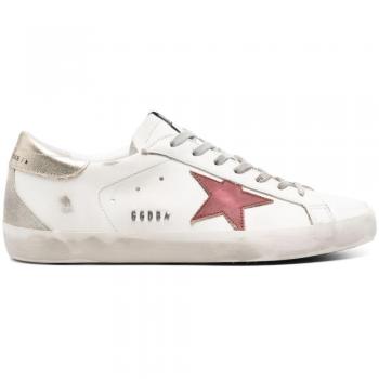 Golden Goose Men's Super Star Leather Sneakers - Size 39 (6 US), White