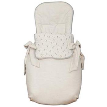 Babyline Bunny - Saco 3 usos, unisex, color beige