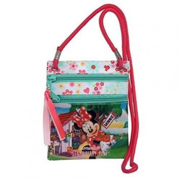 Disney Minnie Strawberry Bolso Bandolera, 53.55 litros, Color Rosa