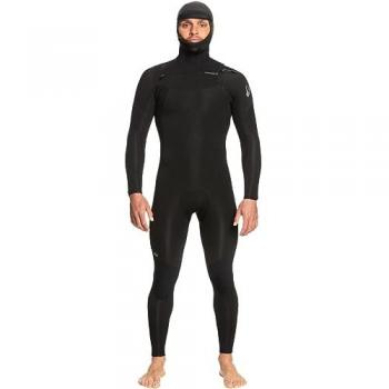 Traje neopreno Quiksilver Everyday Sessions 5/4/3mm negro con capucha, manga larga, cremallera en el pecho, GBS (costuras pegadas y selladas) y capa térmica cálida