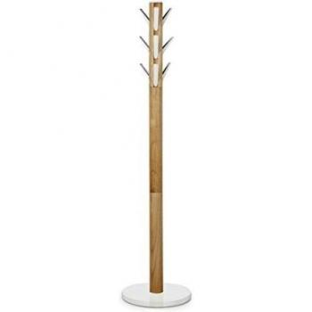 Umbra Flapper Wood Coat Rack, White/ Natural