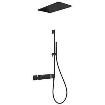 Tres Block System Kit de Ducha Termostático Empotrado Block System con