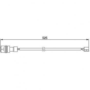 Sensor de desgaste de pastillas de freno BOSCH 1 987 474 979