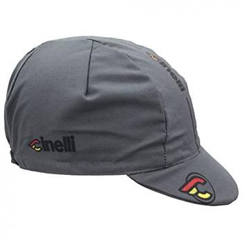 Gorra de ciclismo Cinelli Supercorsa gris, talla única unisex adulto