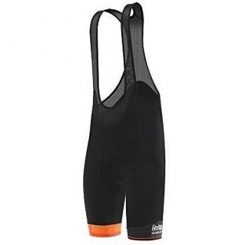 Santini Replica Giro d'Italia hombres 2016 etapa 1 GelDerland Git EVO CULOTE - negro, hombre, color Negro - negro, tamaño 3XL