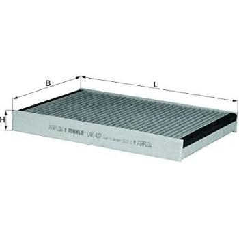 Mahle Filter LAK437 Filtro De Habitáculo Con Carbón