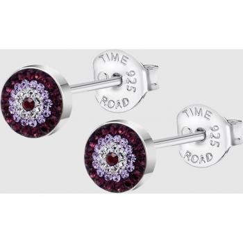 Pendientes Time Road WS03320 Plata Mujer