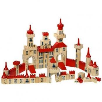 TOYS PURE- Juego de Construcción, Castillo, Multicolor