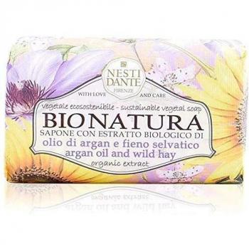 NESTI DANTE Bio Natura Argan Oil And Wild Hay Soap Jabón De Tocador Aceite De Y Heno G