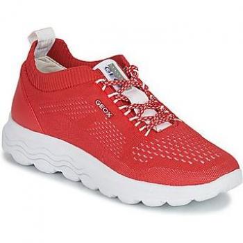 Zapatillas Geox Spherica Rojo para mujer, modelo D Spherica A 39, calzado deportivo con tecnología de transpiración y suela cómoda