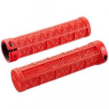 Supacaz Grizip Puños, Unisex Adulto, Rojo-Rojo, Diámetro: 32 mm