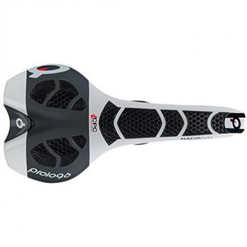 Prologo Nago sillín Bicicleta Mixta, Color Blanco/Negro, tamaño 141 mm, 0.229