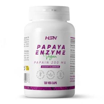 Enzima de Papaya 200mg Papaína - 120 Cápsulas Vegetales - Alta Potencia Enzimática 6000 USP/mg - Natural, No-GMO, Vegano, Sin Gluten