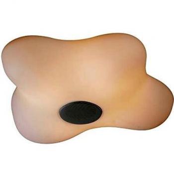Plafón de baño Eos Opale blanco 4 bombillas 49cm