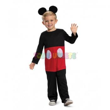 Disfraz Clásico de Mickey Mouse para Niños de 2 Años - Incluye Diadema con Orejas