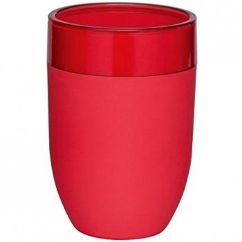 Sealskin Bloom Vaso para cepillos de dientes independiente Rojo