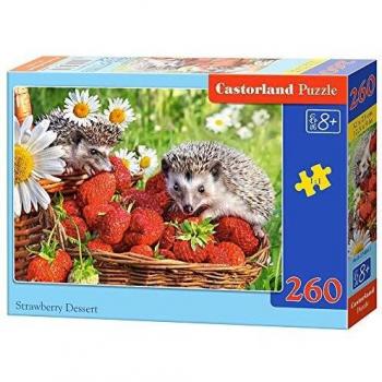 Puzzle Castorland Postre de Fresas 260 Piezas