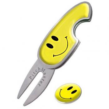 Asbri Golf Pitchmaster - Arreglapiques de Golf, Color Amarillo