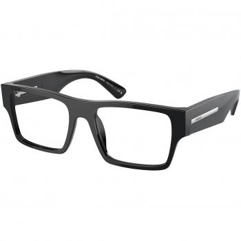 Armazones y Lentes Recetados Prada PR A08VF Asian Fit 16K1O1 para Hombre Negros