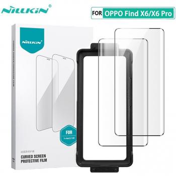 NILLKIN 2 Pcs Impact Resistant Curved Screen Protector for OPPO Find X6 Pro Soft Film