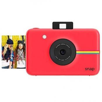 Polaroid Snap - Cámara digital instantánea, tecnología de impresión Zink Zero Ink, 10 Mp, Bluetooth, micro SD, fotos de 5 x 7.6 cm, rojo