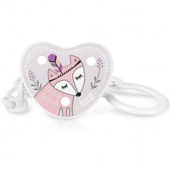 LOVI Cadena para Chupetes| 0m+ | Forma Redonda Segura | Evita que el Chupete se Pierda | Indian Summer Colección
