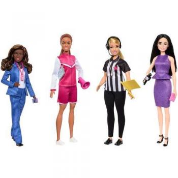 Barbie Pack 4 muñecas Deportistas con accesorios