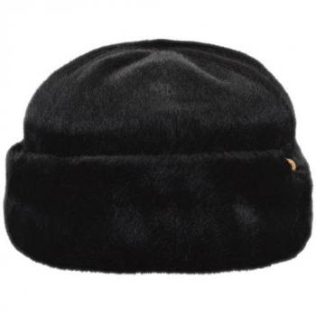 Barts Women's Cherrybush Faux Fur Cuffed Beanie Hat - Black - One Size