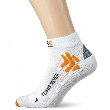 X-Socks Funktionssocken Tennis Silver Low Cut - Calcetines, color blanco, talla 35/38