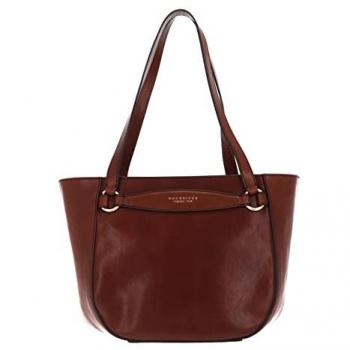 The Bridge Bettina Leather Shoulder Bag, Brown, ONE SIZE