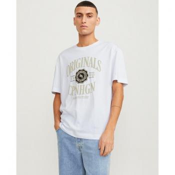Camiseta Jack & Jones Lucca Blanco Para Hombre