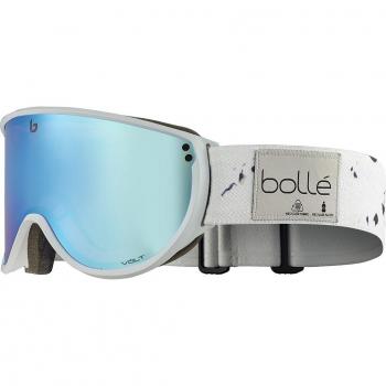 Máscara de esquí/snow Bollé Eco Blanca con lente espejada Volt azul