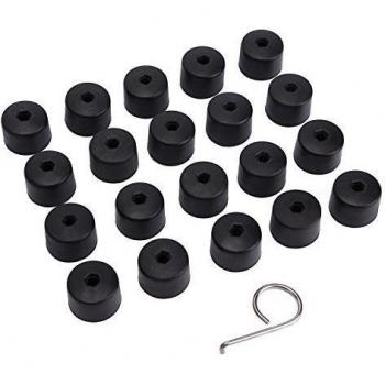 20x 17mm Caperuza Tapon Caps de Tuercas Pernos Ganchos de Rueda para Volkswagen