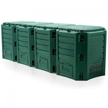 Prosperplast Compostador 1600 L Compogreen Module de plástico en Color Verde, 82,6