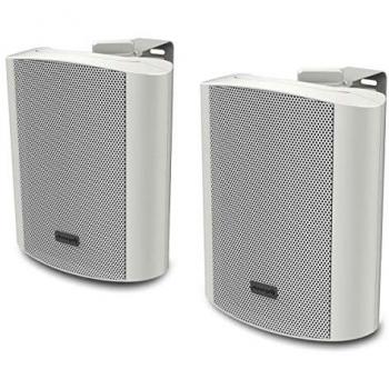 Altavoces Pasivos Audibax PR-52W de Estantería 100W Stereo con Soporte de Pared Incluido - Woofer de 5 para Sonido Envolvente