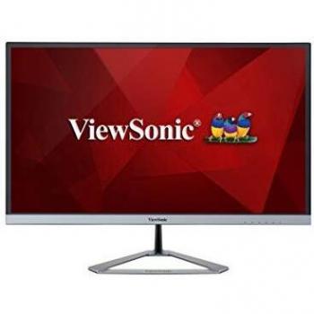Monitor Viewsonic VX2476-SMH 24 Full-HD, Panel IPS, HDMI, Eye-Care, Modo Eco, Altavoz, Plateado-Negro