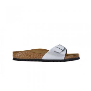 Birkenstock Madrid Birko-Flor Womens Sandals - Silver - UK5.5 EU39 Narrow