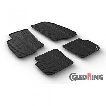 Gledring Alfombrillas de Goma Compatible con Fiat Punto 2014-