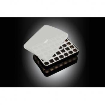 Cubitera con tapa de silicona platino 2x2 (35 cubitos) - Lurch