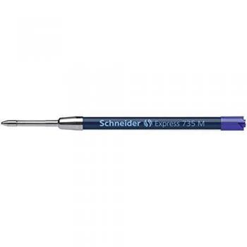 Schneider Express 735 M Blue Ballpoint Pen Refill, Document Safe, 0.5 mm