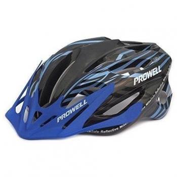 Prowell F59R Vipor F59R - Casco de ciclismo negro y azul Talla:M