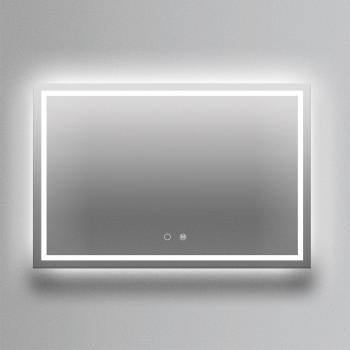 Espejo de baño rectangular LEDIMEX Holanda con luz frontal fija fría de 60x80 cm