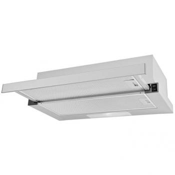 MPM-61-OS-65 Campana Extractora Telescópica Empotrable 60cm, Acero Inoxidable, Extracción y Recirculación, 172m³/h, 3 Velocidades