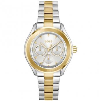 Reloj de Mujer BOSS Lida 1502746 - Multifuncional de Acero Inoxidable Bicolor con Fecha y Pulsera de Eslabones