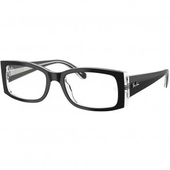 Ray-Ban RX5434F Miriam Asian Fit 2034 Women’s Eyeglasses Black Size 54 (Frame Only) - Blue Light Block Available